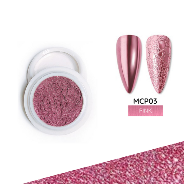 Pink Mirror Chrome Powder