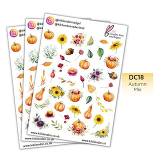 Season Nail Decal Set of 9