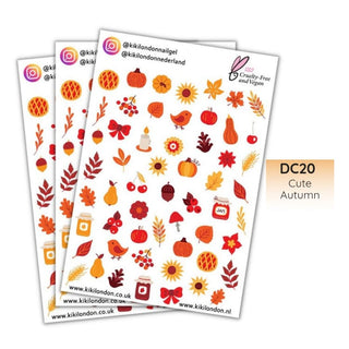 Season Nail Decal Set of 9