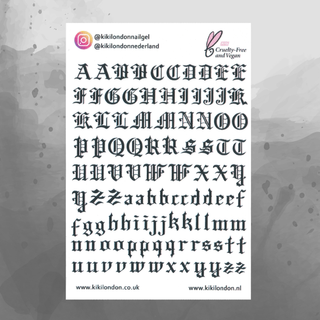 Old English Lettering