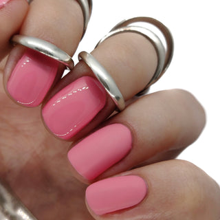 pink nails gel polish nail pale pastel rose rosey light summer spring pale
