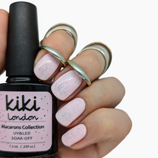marshmallow baby pink pastel gel polish cream nail art creme nails summer spring duck egg speckled macaron powder pale