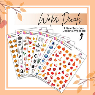 Season Nail Decal Set of 9