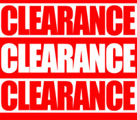 CLEARANCE SALE - 50% Off
