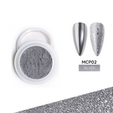 Silver Mirror Chrome Powder Collection