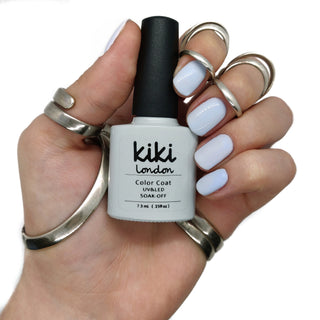 baby blue gel polish nails nail manicure pale pastel summer spring 