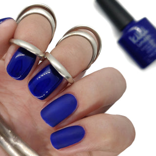 kiki london nail gel polish gellac gellack nails manicure blue royal electric summer bright deep rave