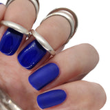 kiki london nail gel polish gellac gellack nails manicure blue royal electric summer bright deep rave