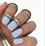 baby blue duck light creme easter new macaron creamy egg shell speckled easter pastel summer spring gel polish manicure 