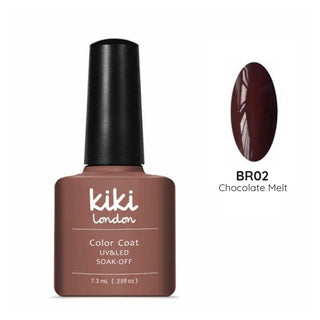 brown deep wine red chocolate dark gel polish gellac gellack manicure nails nail deep winter autumn fall 