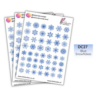 Blue Snowflakes