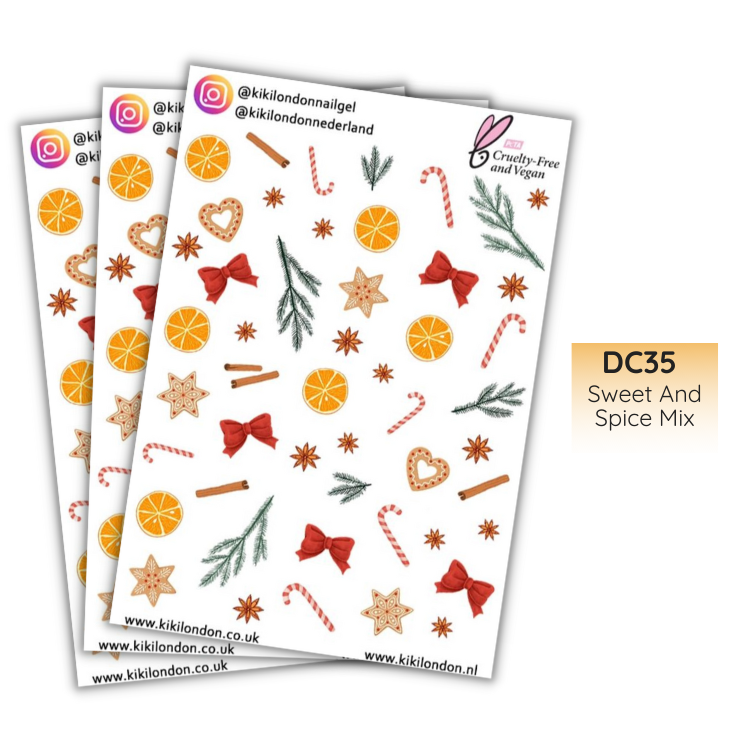 Sweet And Spice Mix Nail Decals – Kiki London