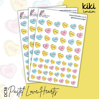 Pastel Love Hearts