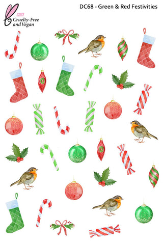 Festive 2022 Nail Decal Collection (Set of 8)