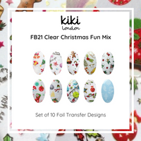 Clear Christmas Fun Mix - Transfer Foils