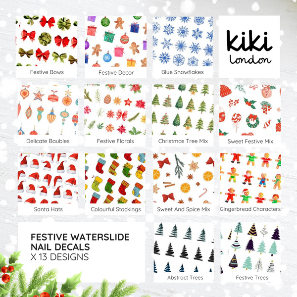 Festive Nail Decals