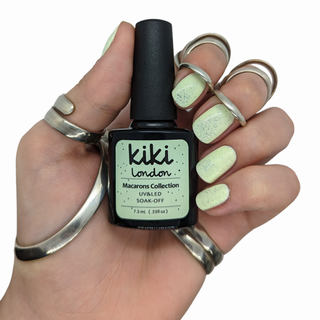 lime green yellow pastel gel polish nail art duck egg gellack summer spring macaron  