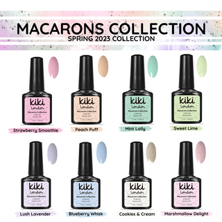 marshmallow baby pink pastel gel polish cream nail art creme nails summer spring duck egg speckled macaron powder pale
