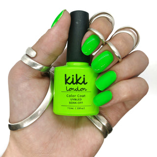 Neon Acid Green Nail Gel Colour 