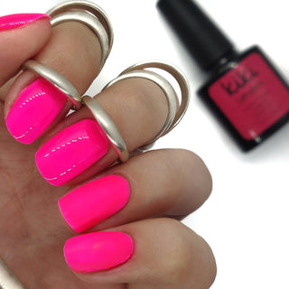 rave pink bright hot uv glow in the dark summer neon light glowing 