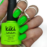 Neon Acid Green Nail Gel Colour 