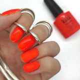 nail gel polish nails gellack gellac manicure orange bright summer coral spring neon 