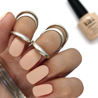 yellow gel polish nails nail manicure summer light vanilla gellack gellac  nude natural neutral spring summer 