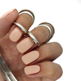yellow gel polish nails nail manicure summer light vanilla gellack gellac  nude natural neutral spring summer 