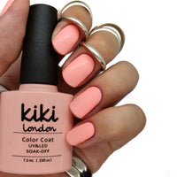nail gel polish nails bright nude neutral natural peach orange pink pastel salmon 