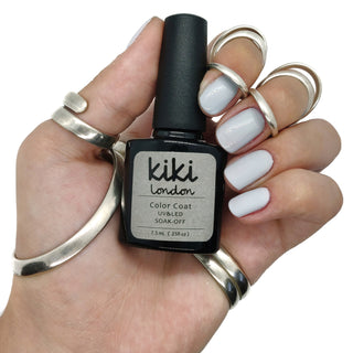 Grey light grey pastel gel polish nails nail mrs grey light soft pale