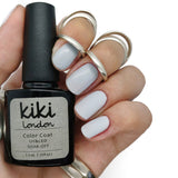Grey light grey pastel gel polish nails nail mrs grey light soft pale