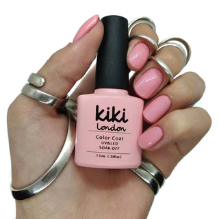 pink nails gel polish nail pale pastel baby light nude manicure natural