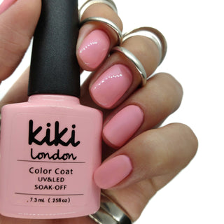 pink nails gel polish nail pale pastel baby light nude manicure natural
