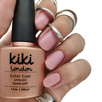 pink nails gel polish nail pale pastel sheer shimmer shimmery light nude manicure natural