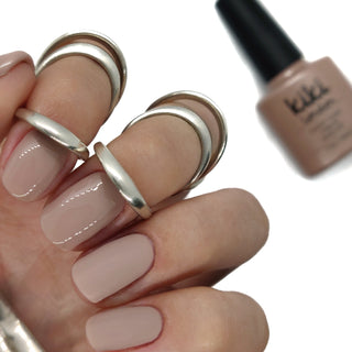 nude nails gel polish nail dark manicure natural 