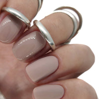nude nails gel polish nail dark manicure natural 