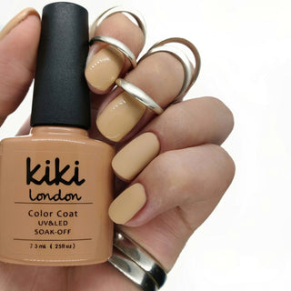 nude nails gel polish nail manicure natural tan 