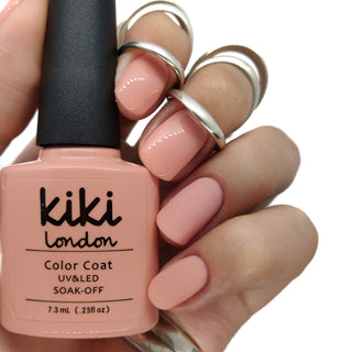 nude nails gel polish nail pale pastel light manicure natural french peach