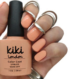 nail gel polish nails gellack gellac manicure orange bright summer coral spring peach nude
