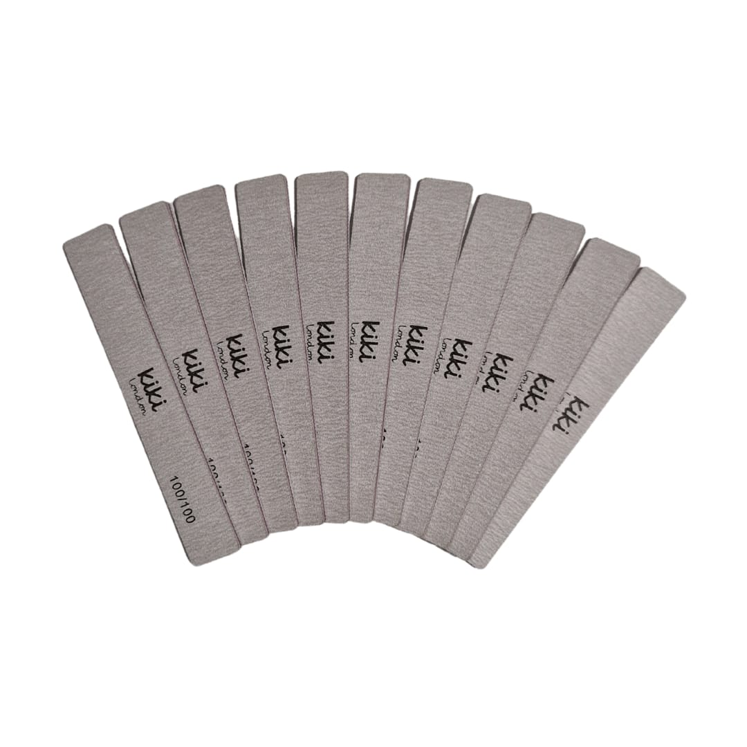 Nail File 100/100 Grit Rectangle – Kiki London