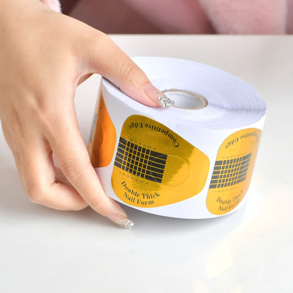 Professional Nail Form Guide 1 Roll (500pcs)