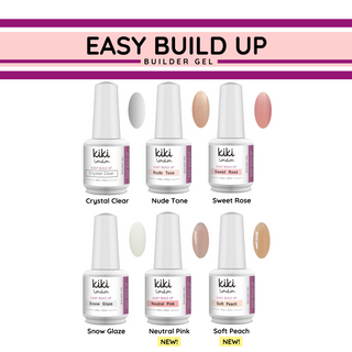 Easy Build Up (Builder Gel) Full Package  [set of 6]