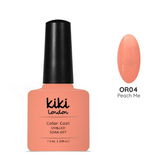 nail gel polish nails bright nude neutral natural peach orange pink pastel salmon 