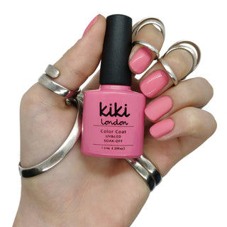 pink nails gel polish nail pale pastel rose rosey light summer spring pale 