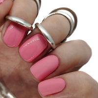 pink nails gel polish nail pale pastel rose rosey light summer spring pale 