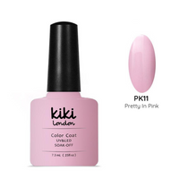 pink pastel nails nail gel polish lilac cool toned pretty spring summer manicure pale