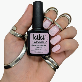 marshmallow baby pink pastel gel polish cream nail art creme nails summer spring duck egg speckled macaron powder pale