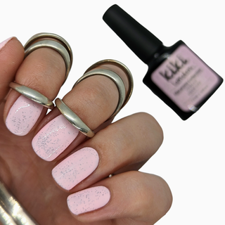 marshmallow baby pink pastel gel polish cream nail art creme nails summer spring duck egg speckled macaron powder pale