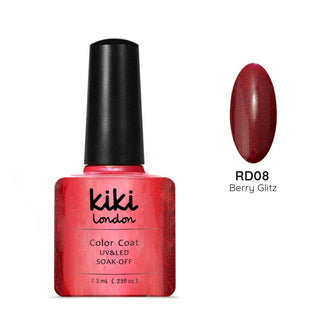 red burgundy deep dark gel polish nails nail manicure winter autumn maroon christmas festive shimmer shiny