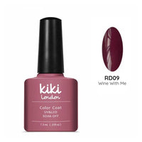 red burgundy deep dark wine gel polish nails nail manicure winter autumn maroon brown